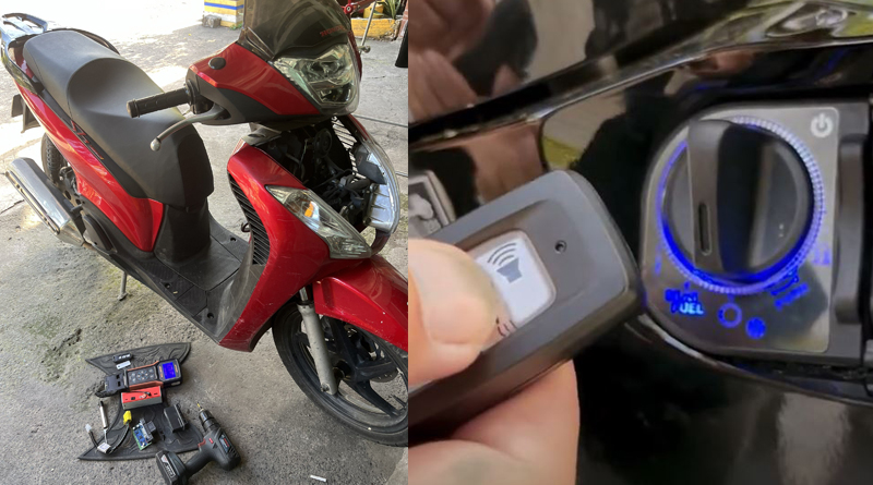 Công nghệ chìa HISS của SH 300i