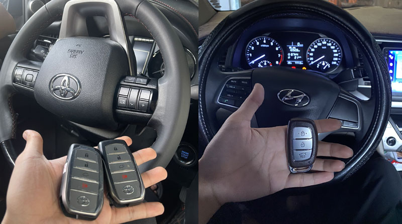 Làm chìa smartkey xe ô tô