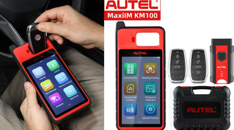 Máy làm chìa khóa smartkey ô tô AUTEL MAXIIM KM100