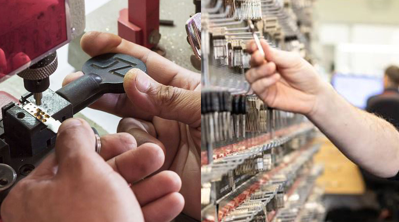 Máy móc hiện đại, phôi chìa đa dạng