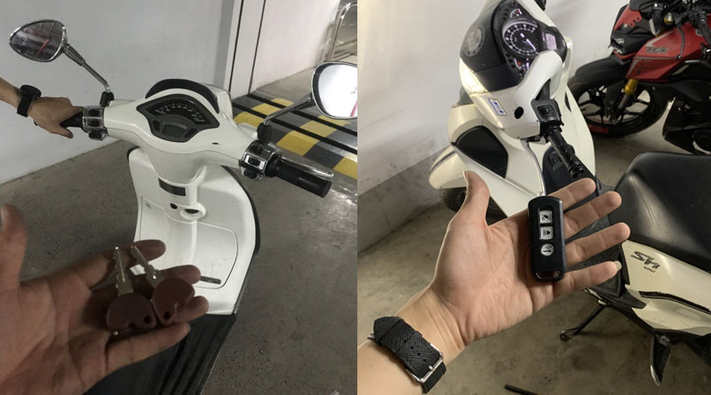 Làm chìa khóa SH 300i và vespa piaggio