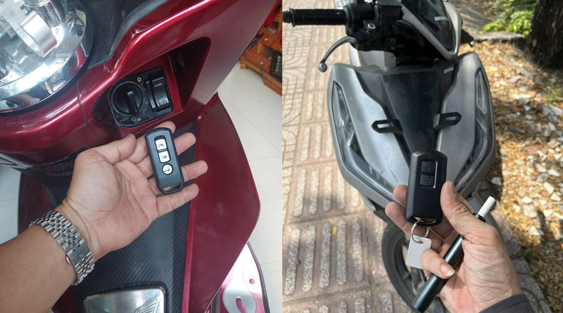 Làm lại smartkey Honda gần đây