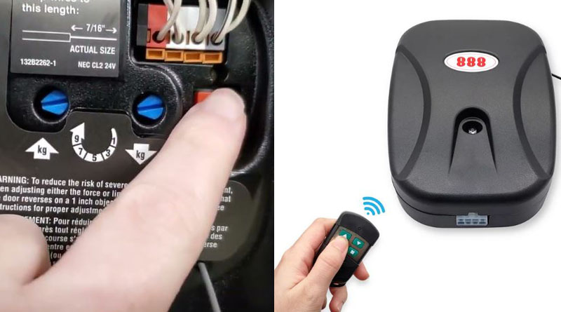 Thay hộp nhận remote cửa cuốn chính hãng