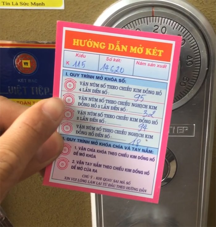 Ảnh minh họa cách mở két sắt doosa TP.Hồ Chí Minh - Hình 3 Ảnh minh họa cách mở két sắt doosa TP.Hồ Chí Minh - Hình 3