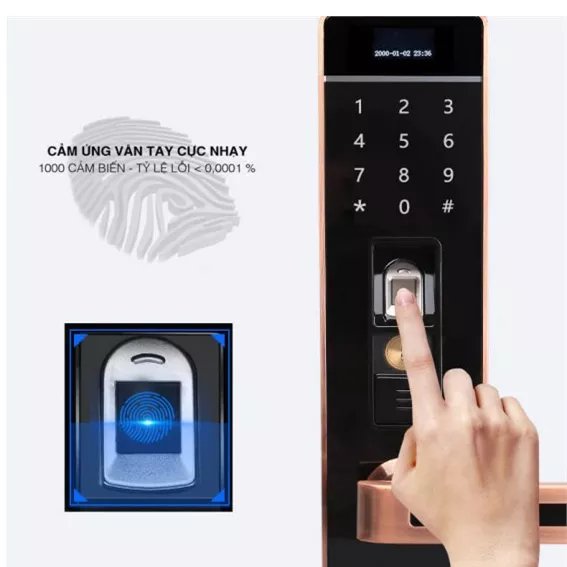 Ảnh minh họa cách mở cửa khoá vân tay TP.Hồ Chí Minh - Hình 3