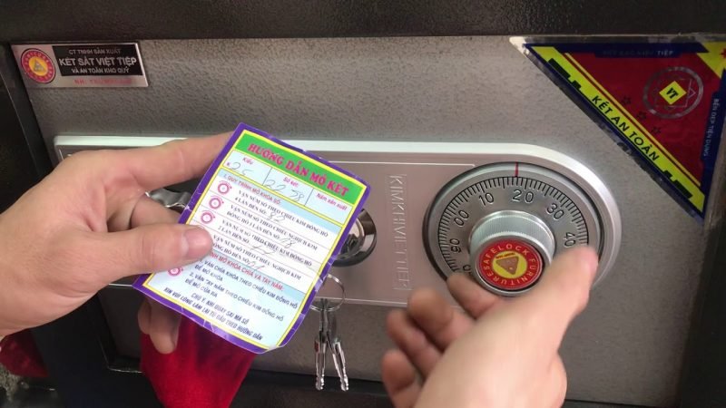 Ảnh minh họa cách mở két sắt 3 số TP.Hồ Chí Minh - Hình 5