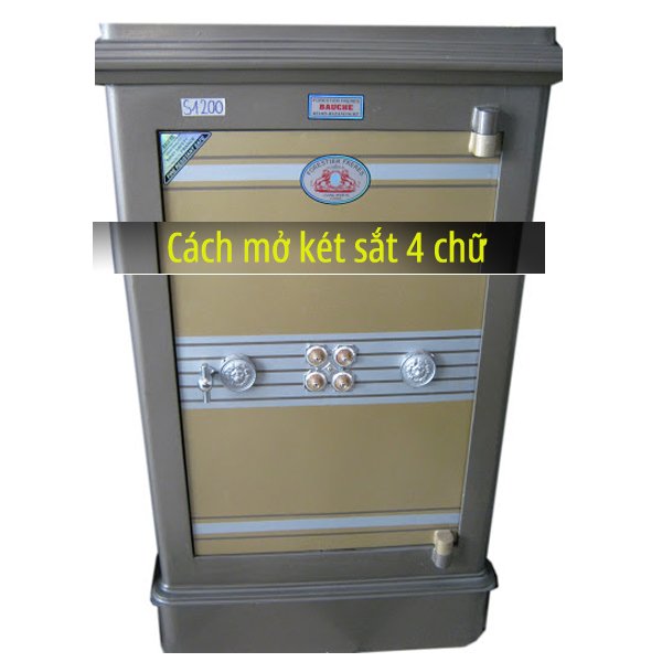 Ảnh minh họa cách mở két sắt 4 số khi quên mật khẩu TP.Hồ Chí Minh - Hình 1